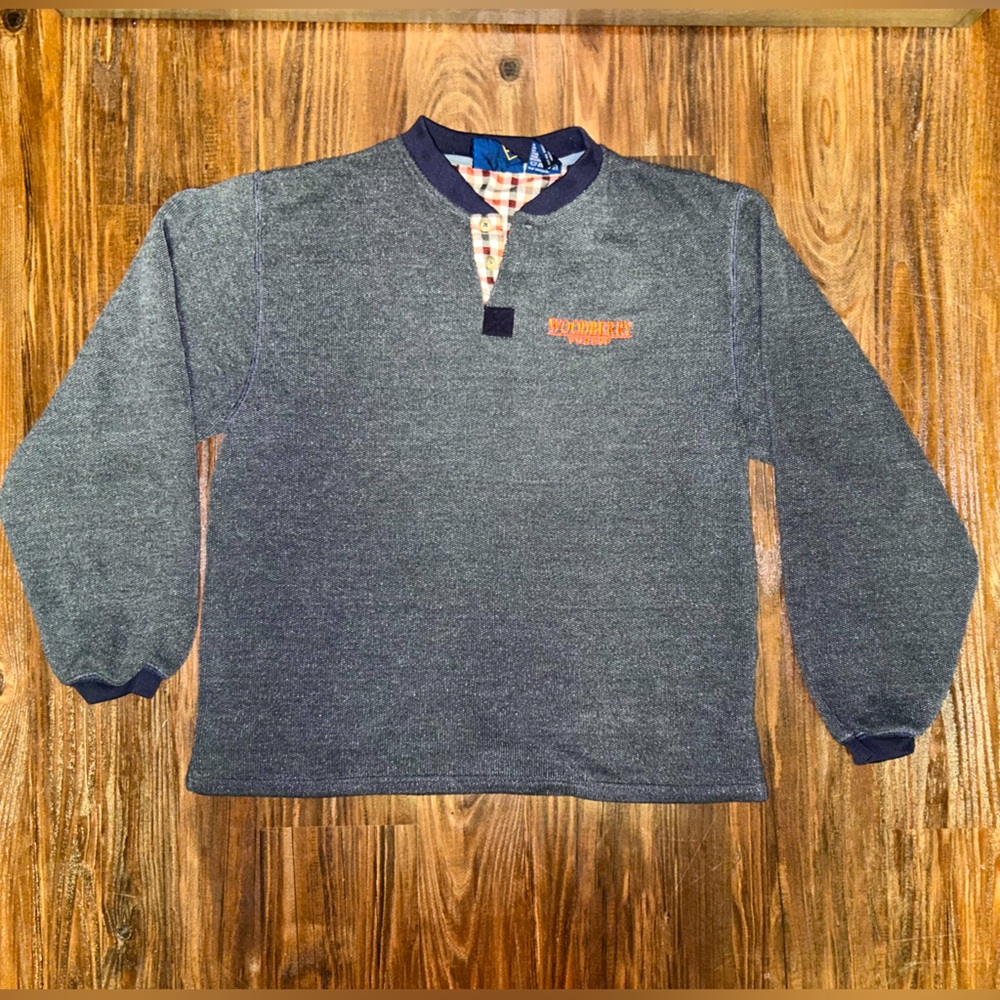 Vintage henley sweatshirt